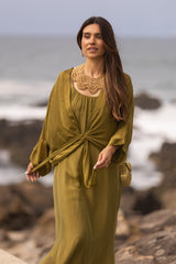 VESTIDO MAÓ VERDE LIMA