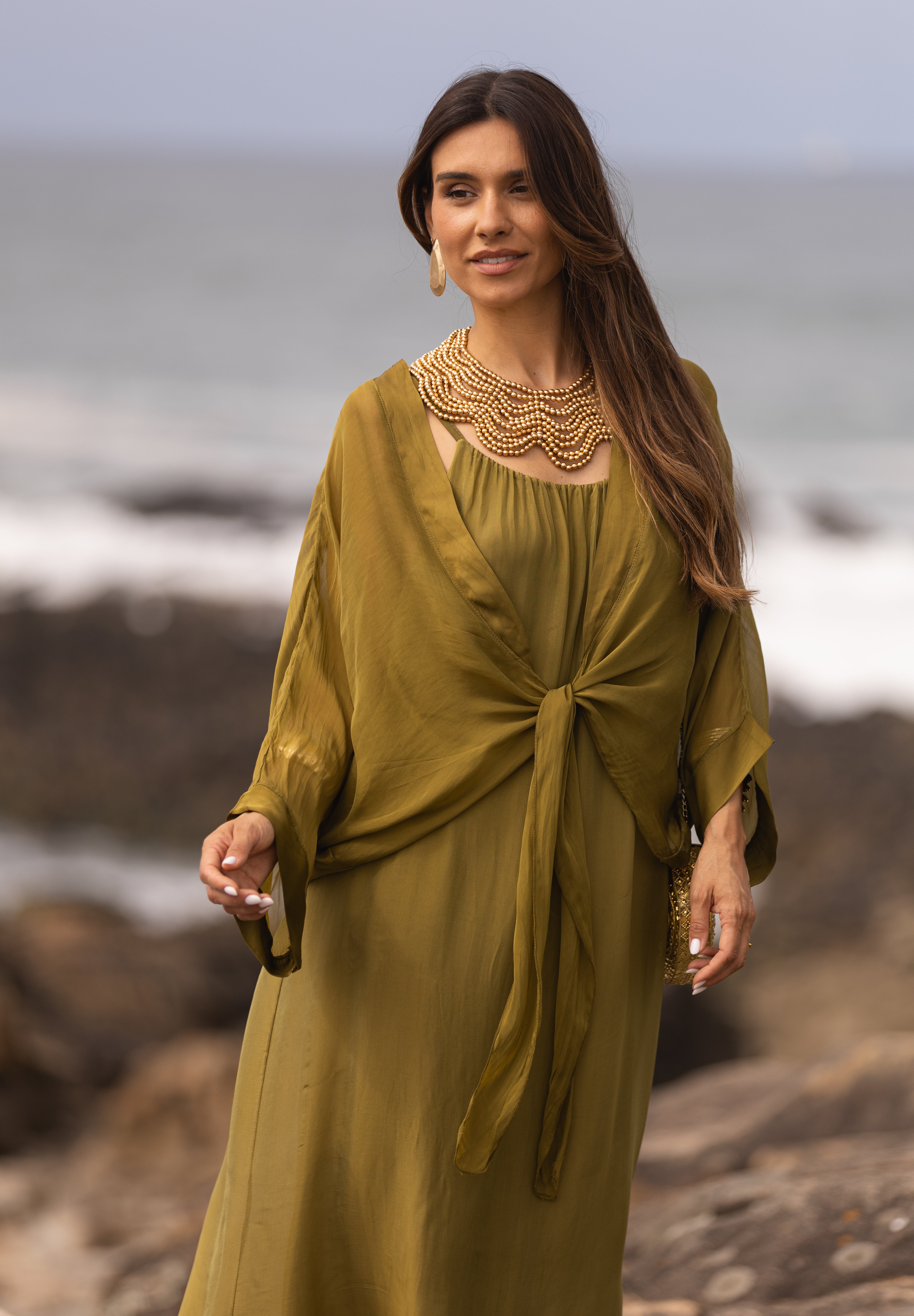 VESTIDO MAÓ VERDE LIMA