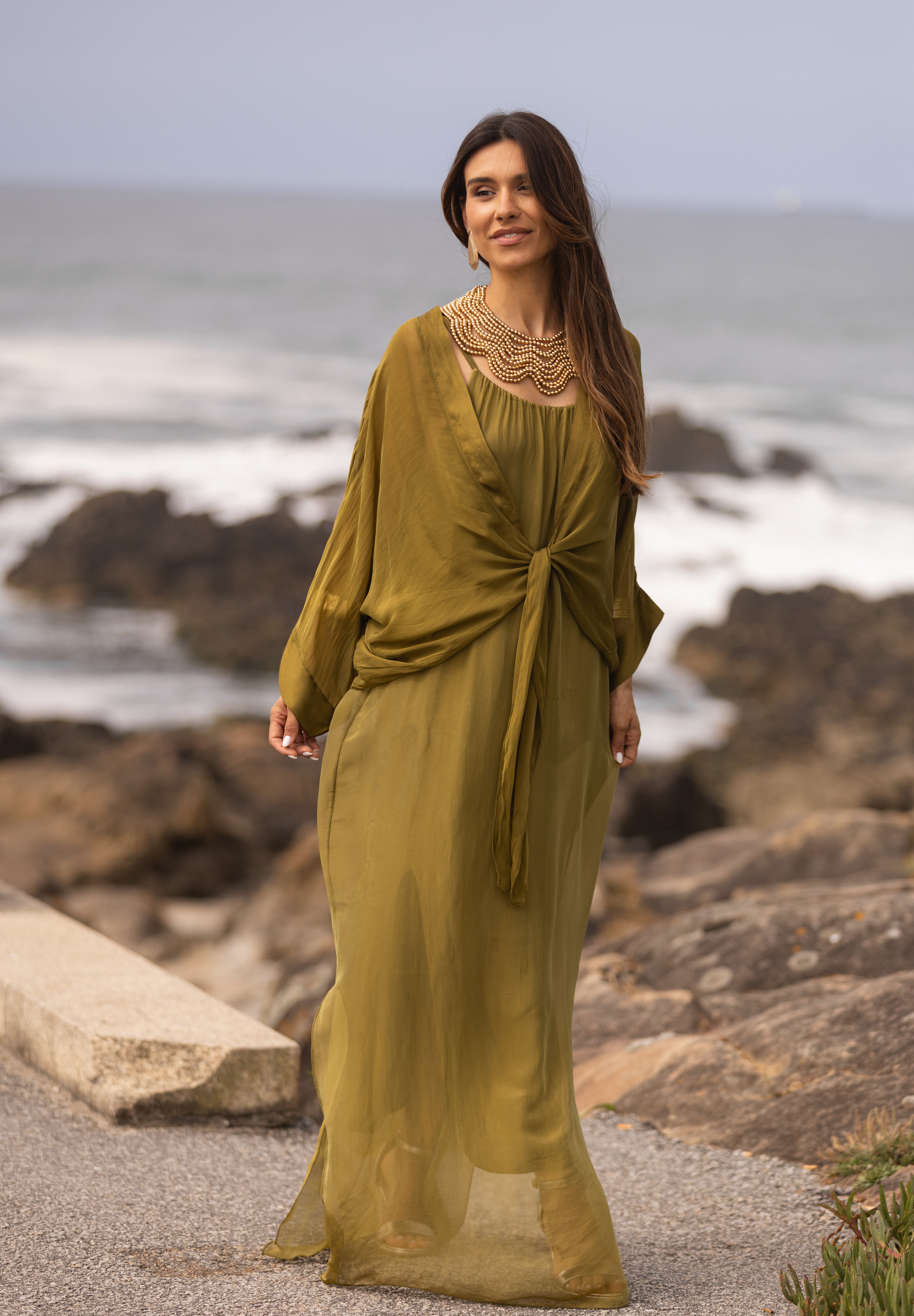 VESTIDO MAÓ VERDE LIMA