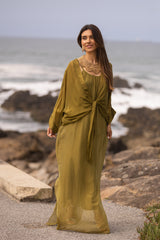 VESTIDO MAÓ VERDE LIMA