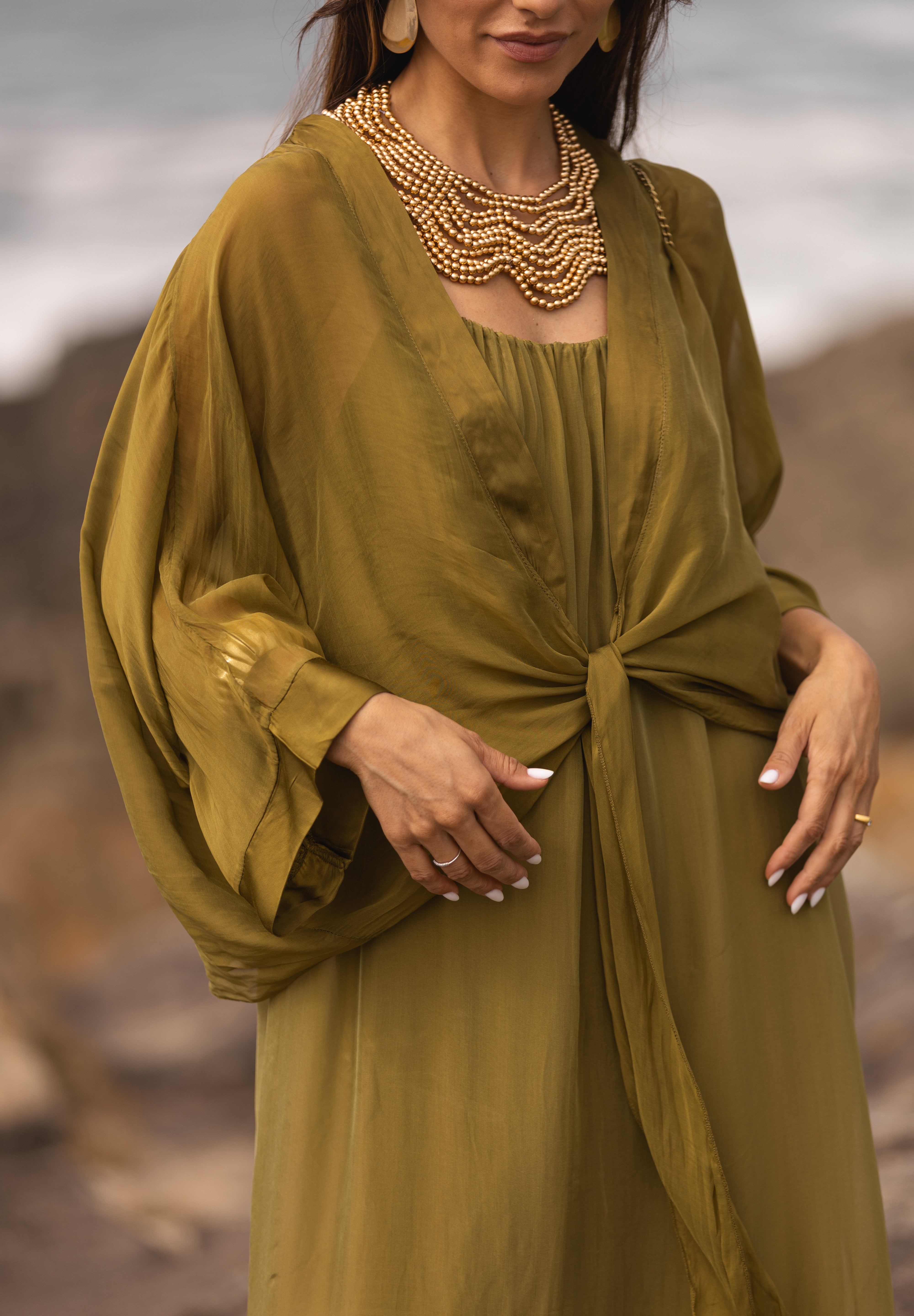 VESTIDO MAÓ VERDE LIMA