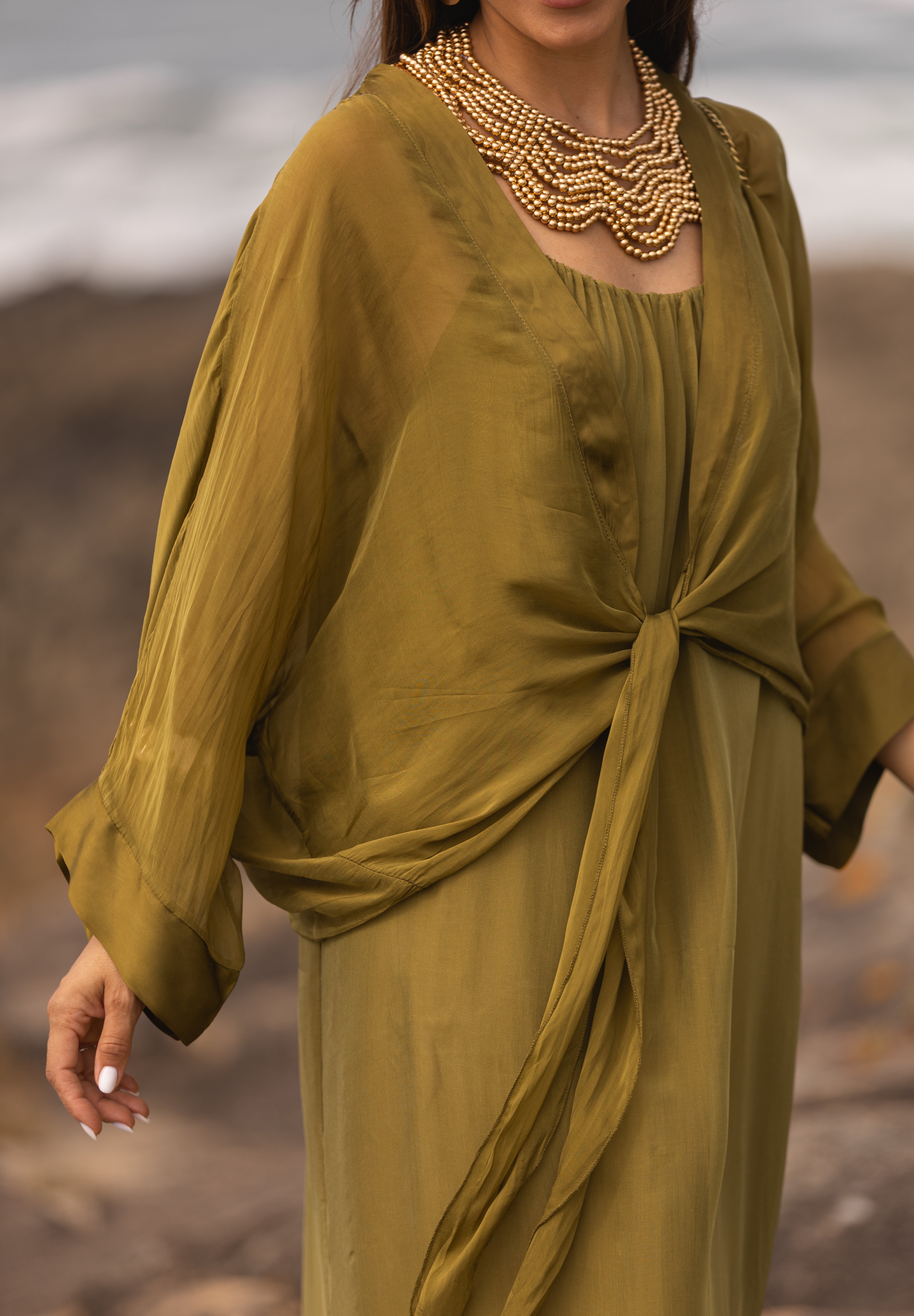 VESTIDO MAÓ VERDE LIMA