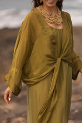 VESTIDO MAÓ VERDE LIMA