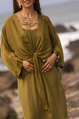VESTIDO MAÓ VERDE LIMA