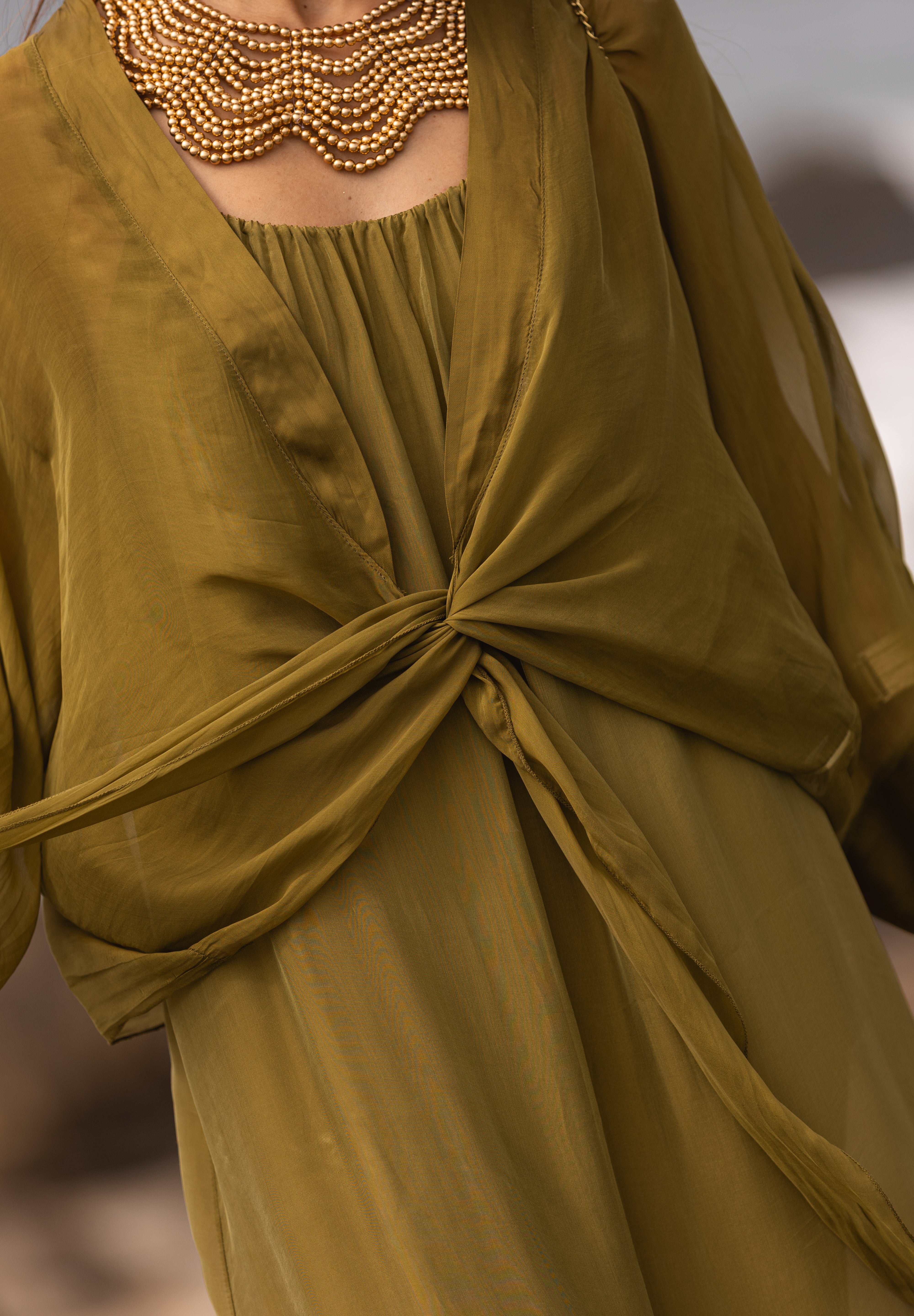 VESTIDO MAÓ VERDE LIMA