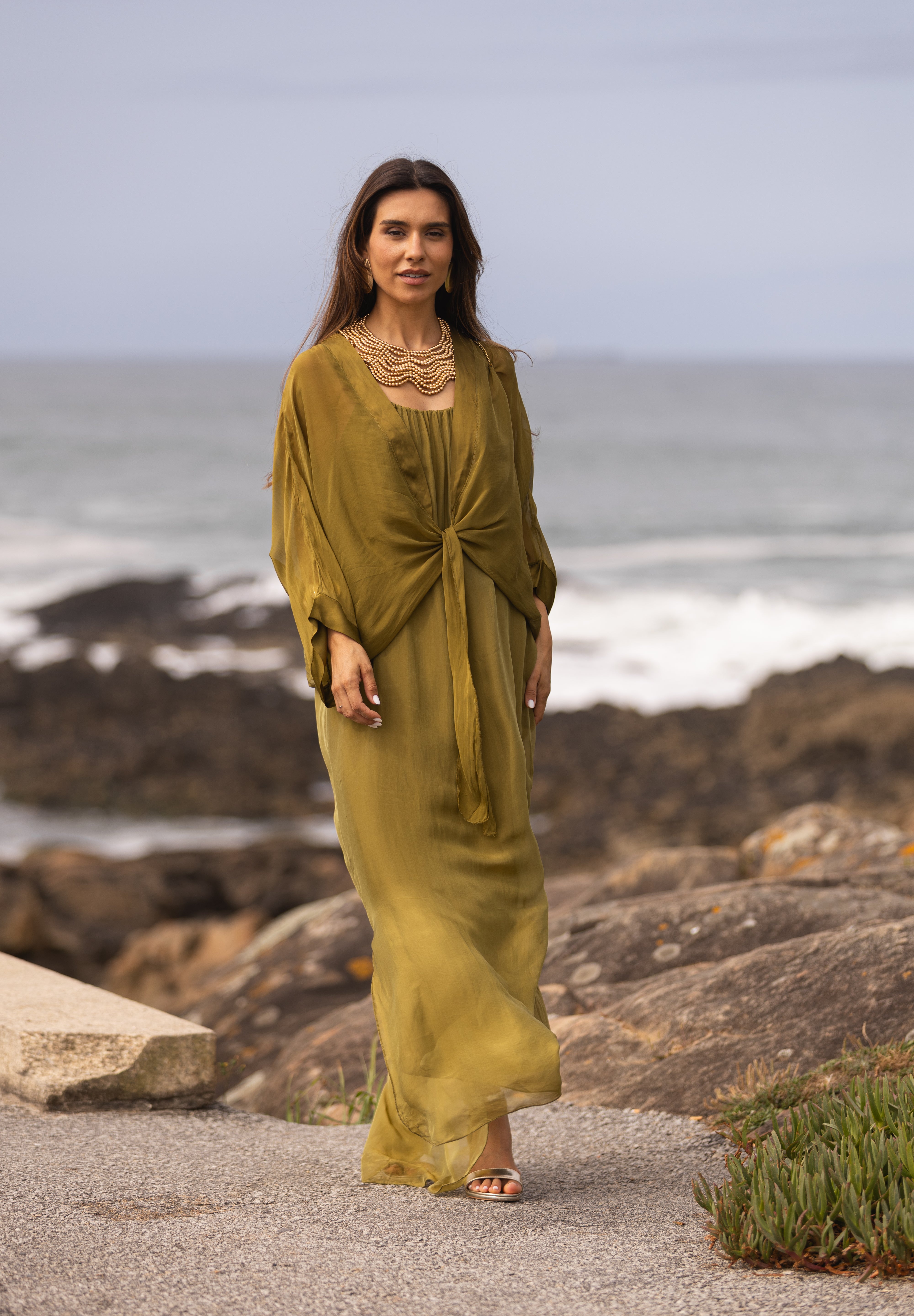 VESTIDO MAÓ VERDE LIMA