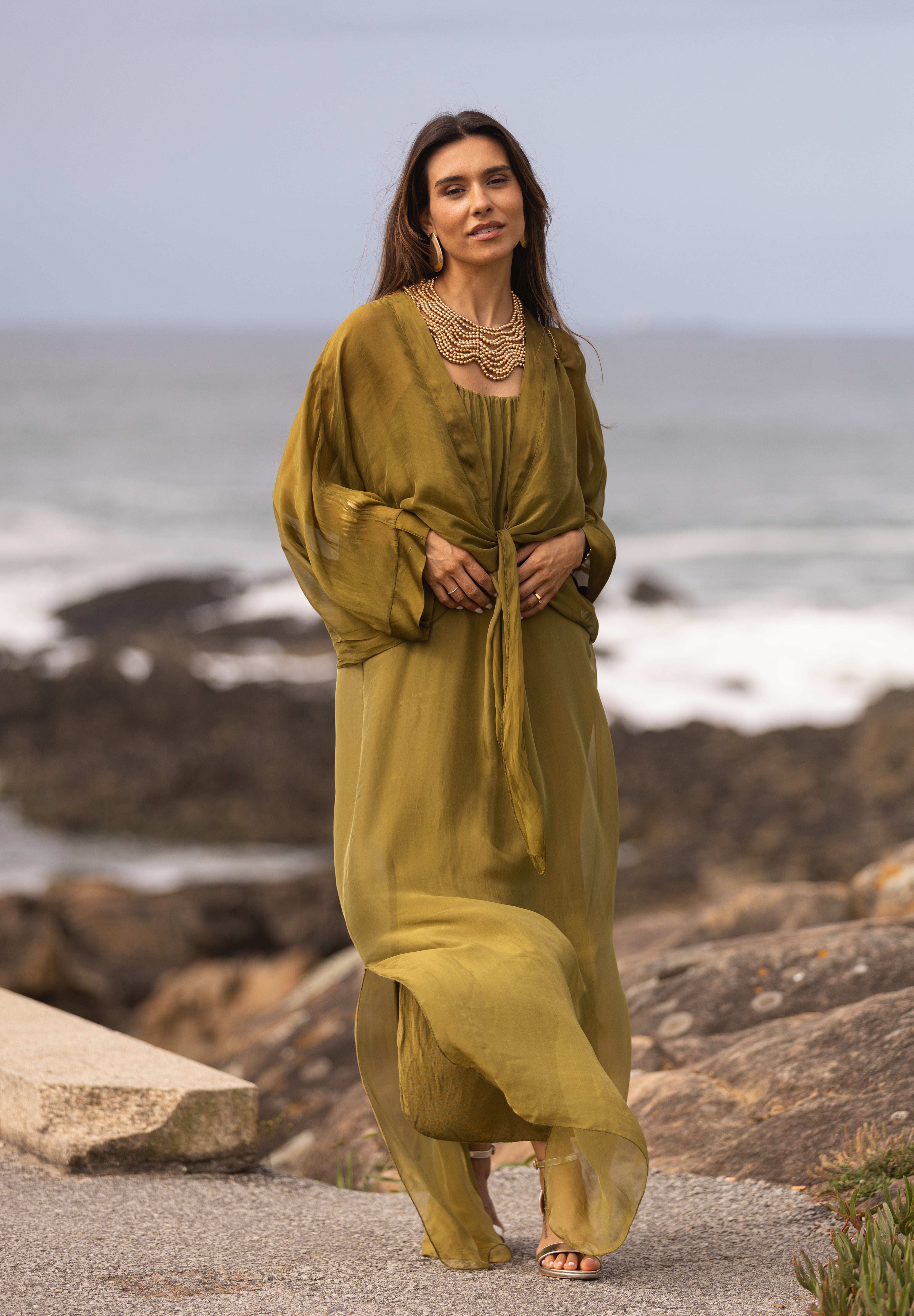 VESTIDO MAÓ VERDE LIMA
