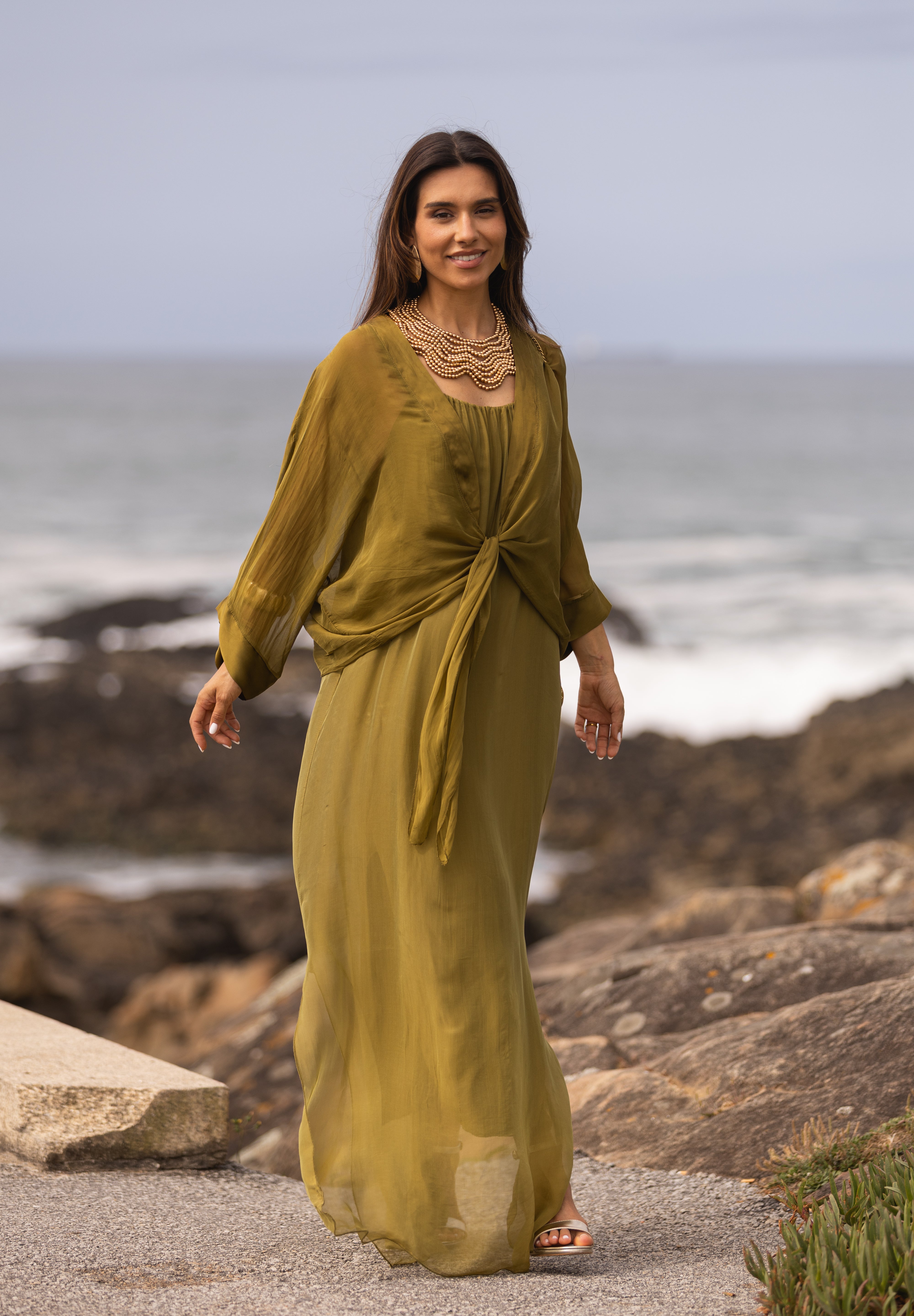 VESTIDO MAÓ VERDE LIMA