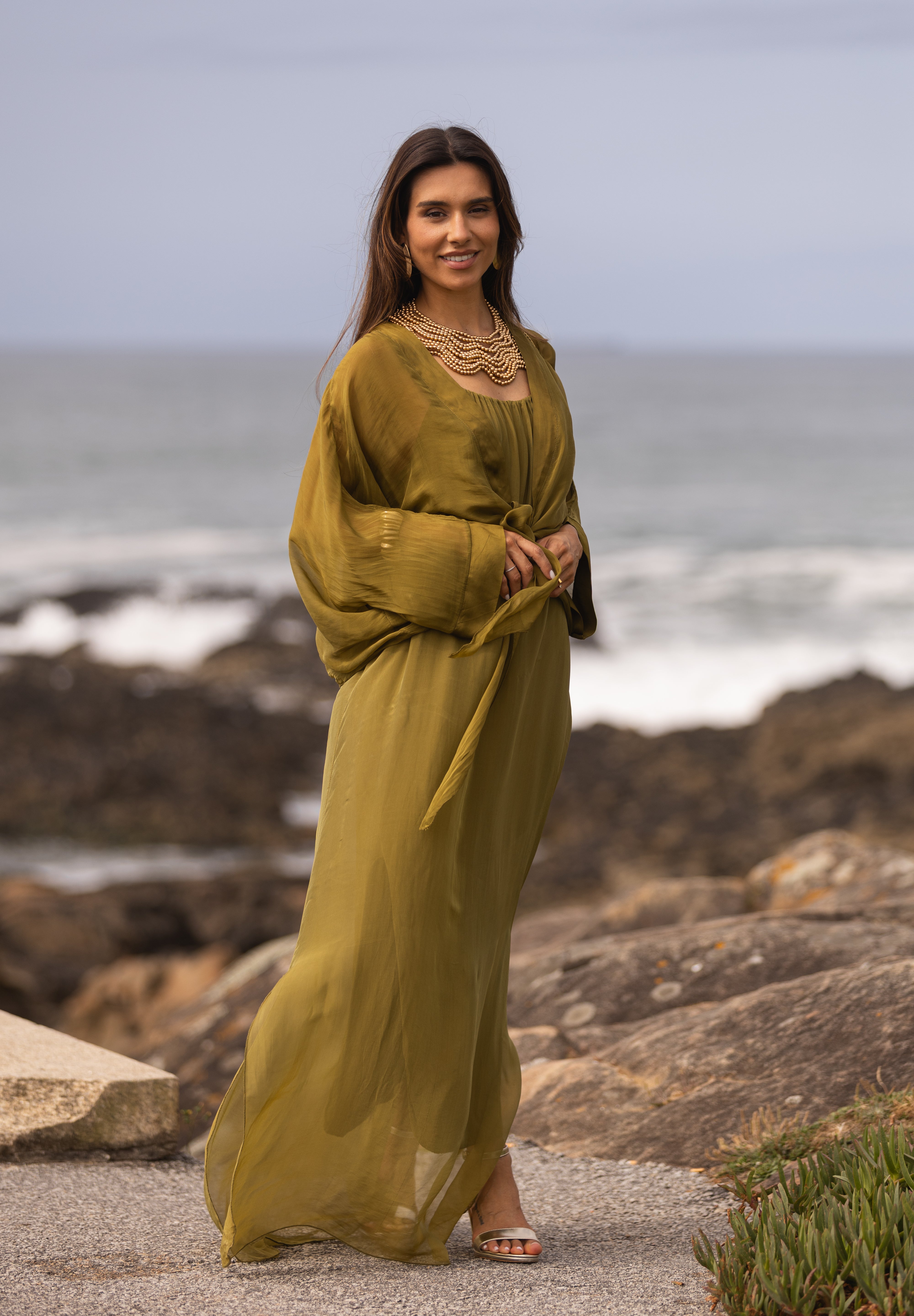 VESTIDO MAÓ VERDE LIMA