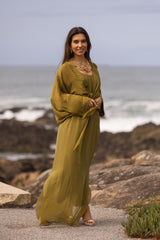 VESTIDO MAÓ VERDE LIMA