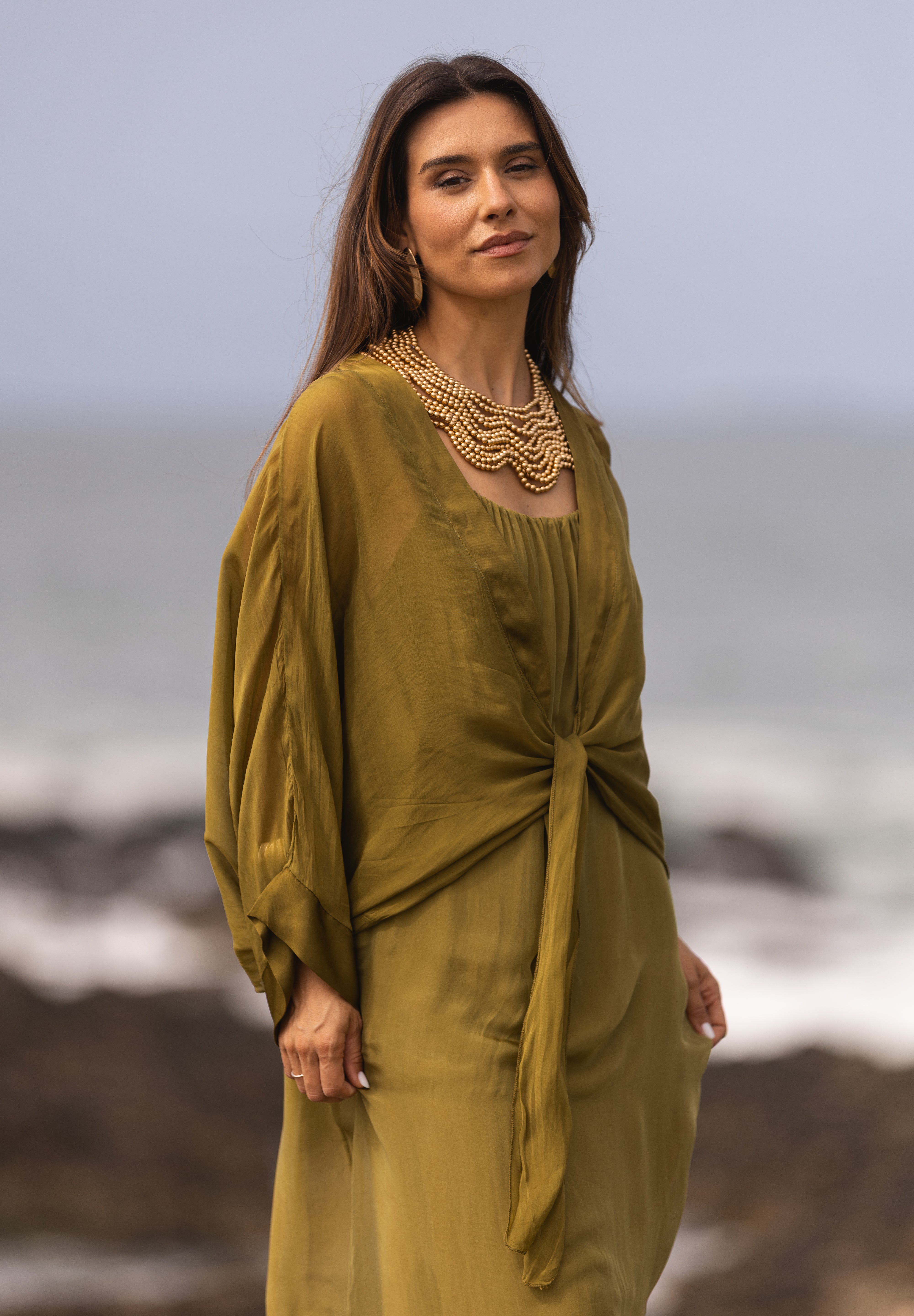 VESTIDO MAÓ VERDE LIMA
