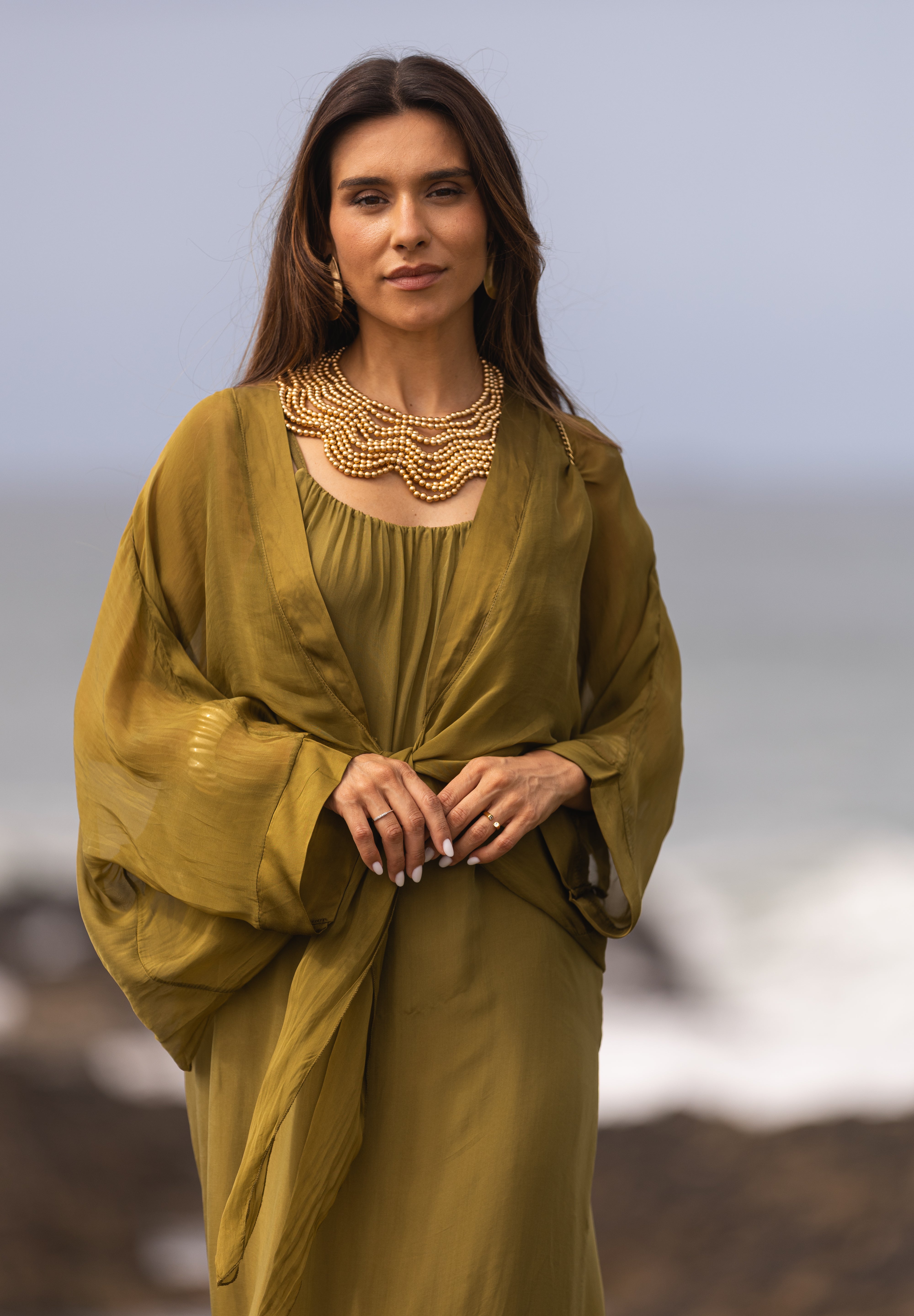 VESTIDO MAÓ VERDE LIMA