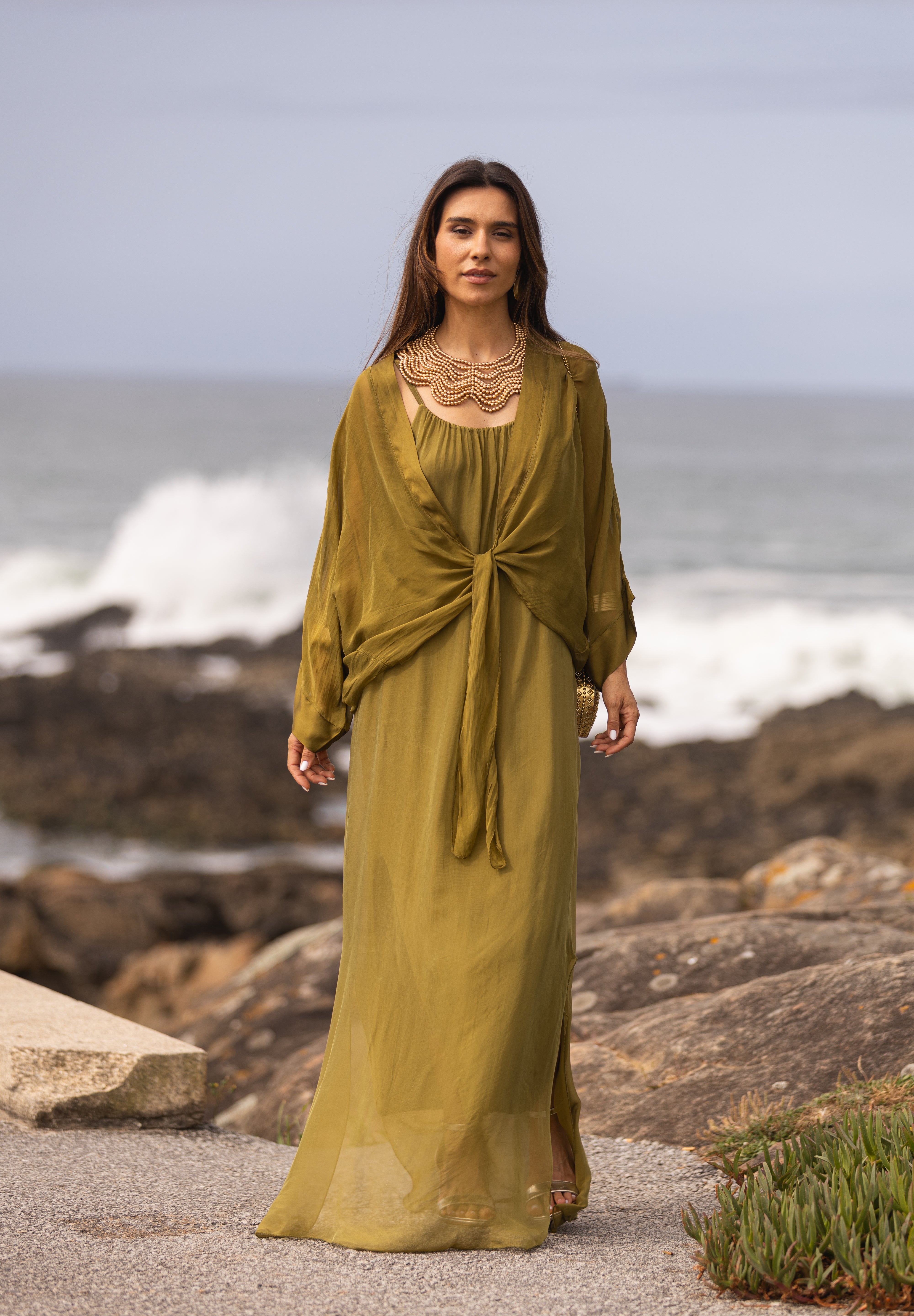 VESTIDO MAÓ VERDE LIMA