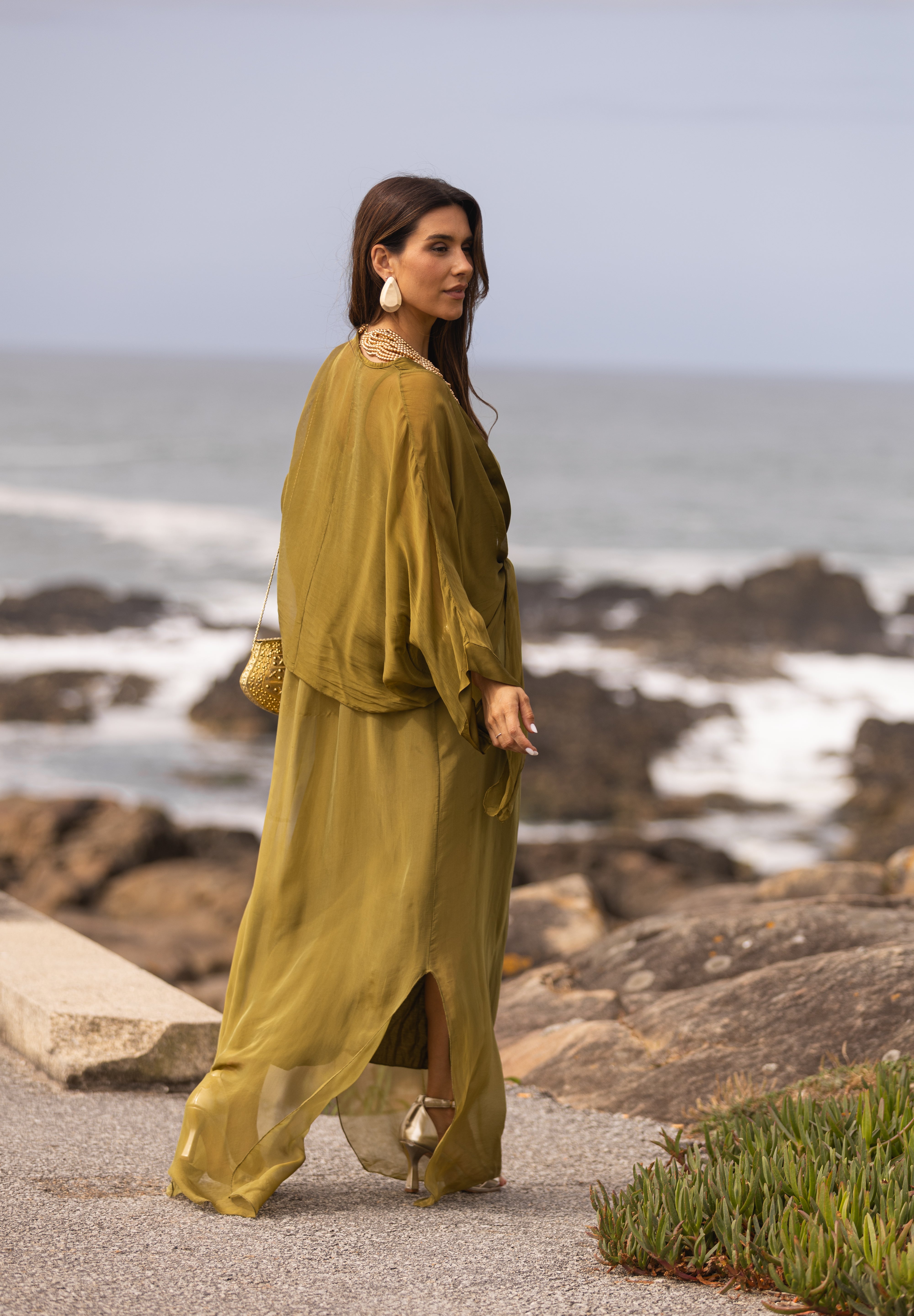 VESTIDO MAÓ VERDE LIMA