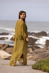VESTIDO MAÓ VERDE LIMA