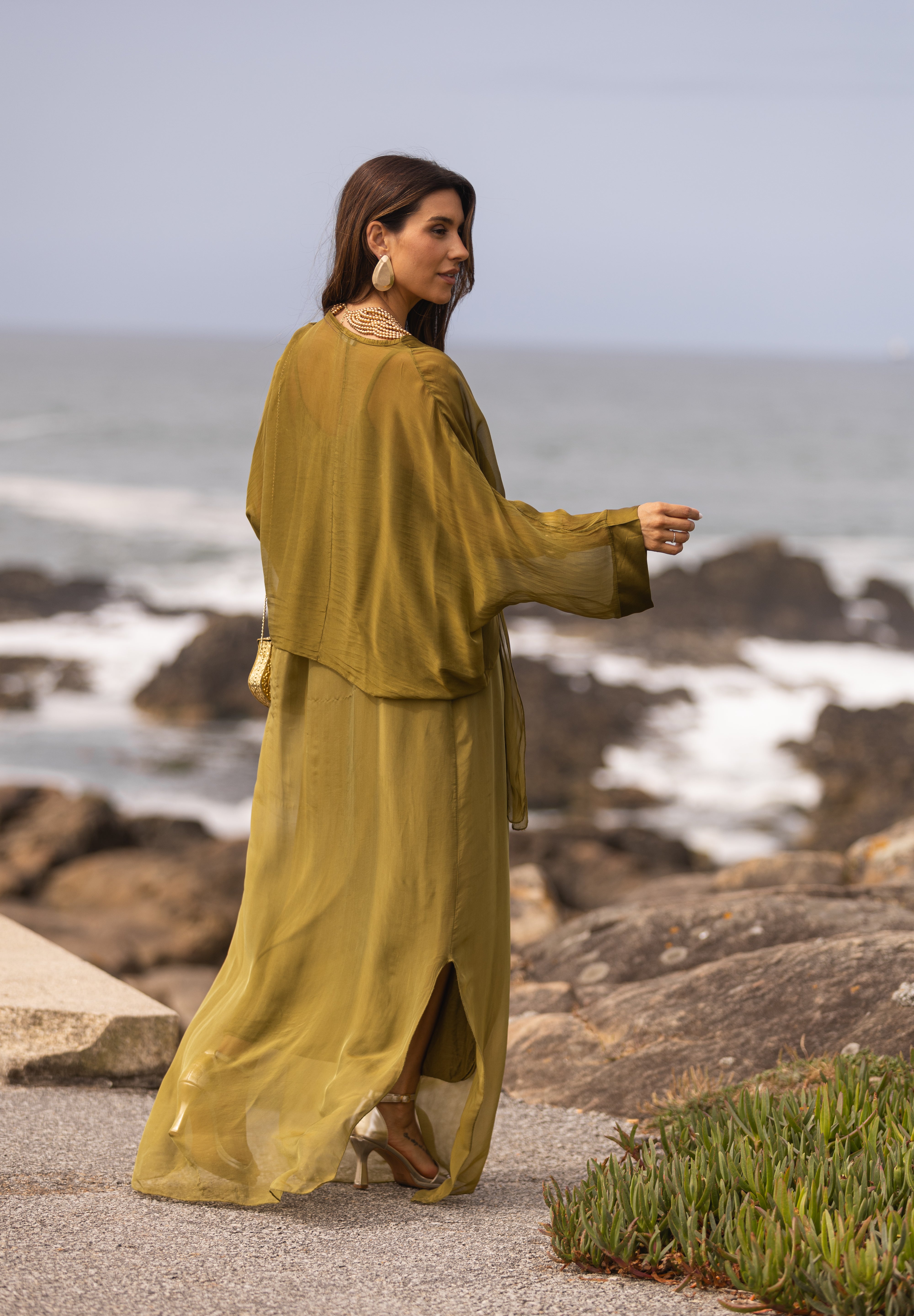 VESTIDO MAÓ VERDE LIMA
