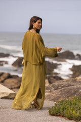 VESTIDO MAÓ VERDE LIMA