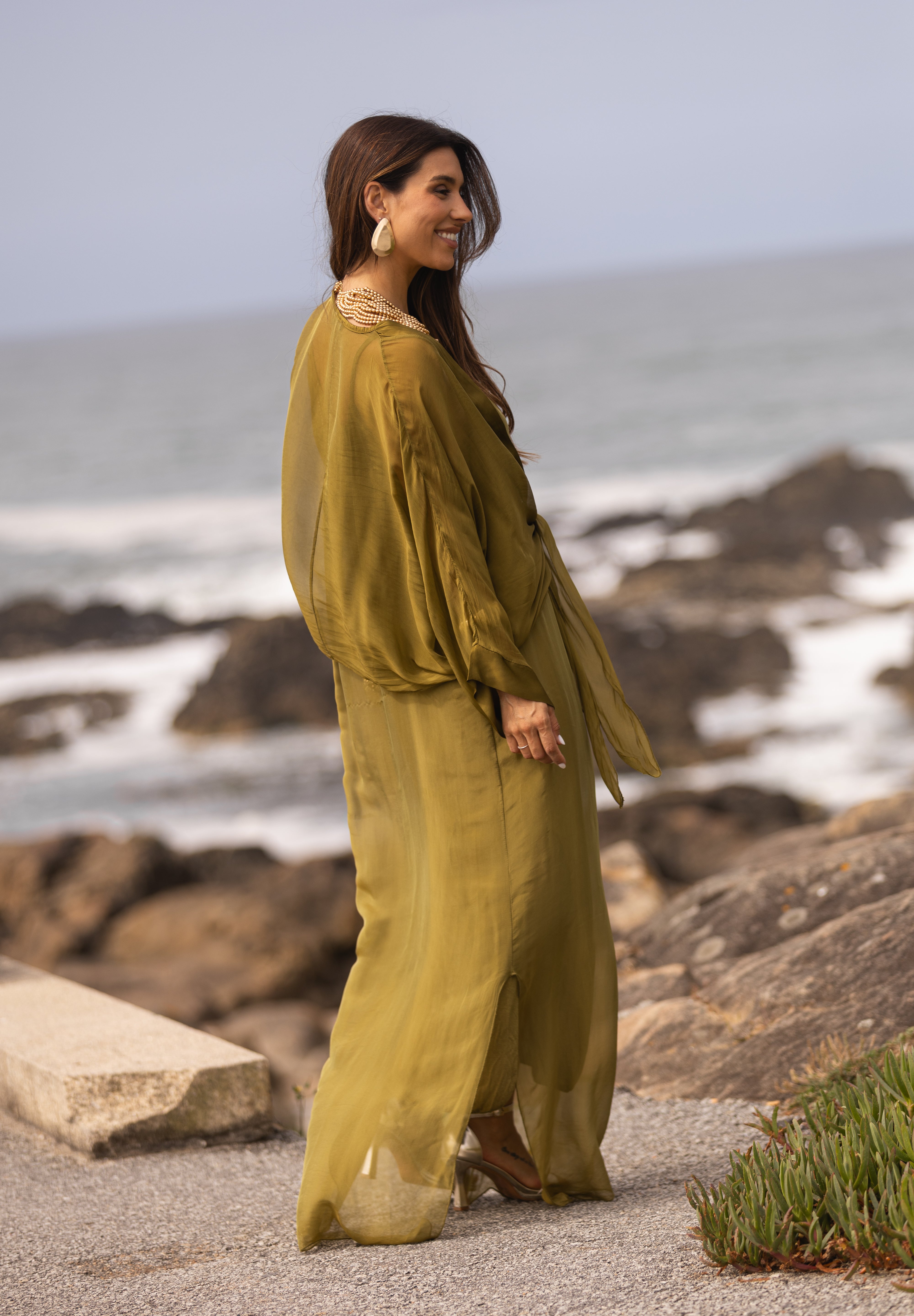VESTIDO MAÓ VERDE LIMA
