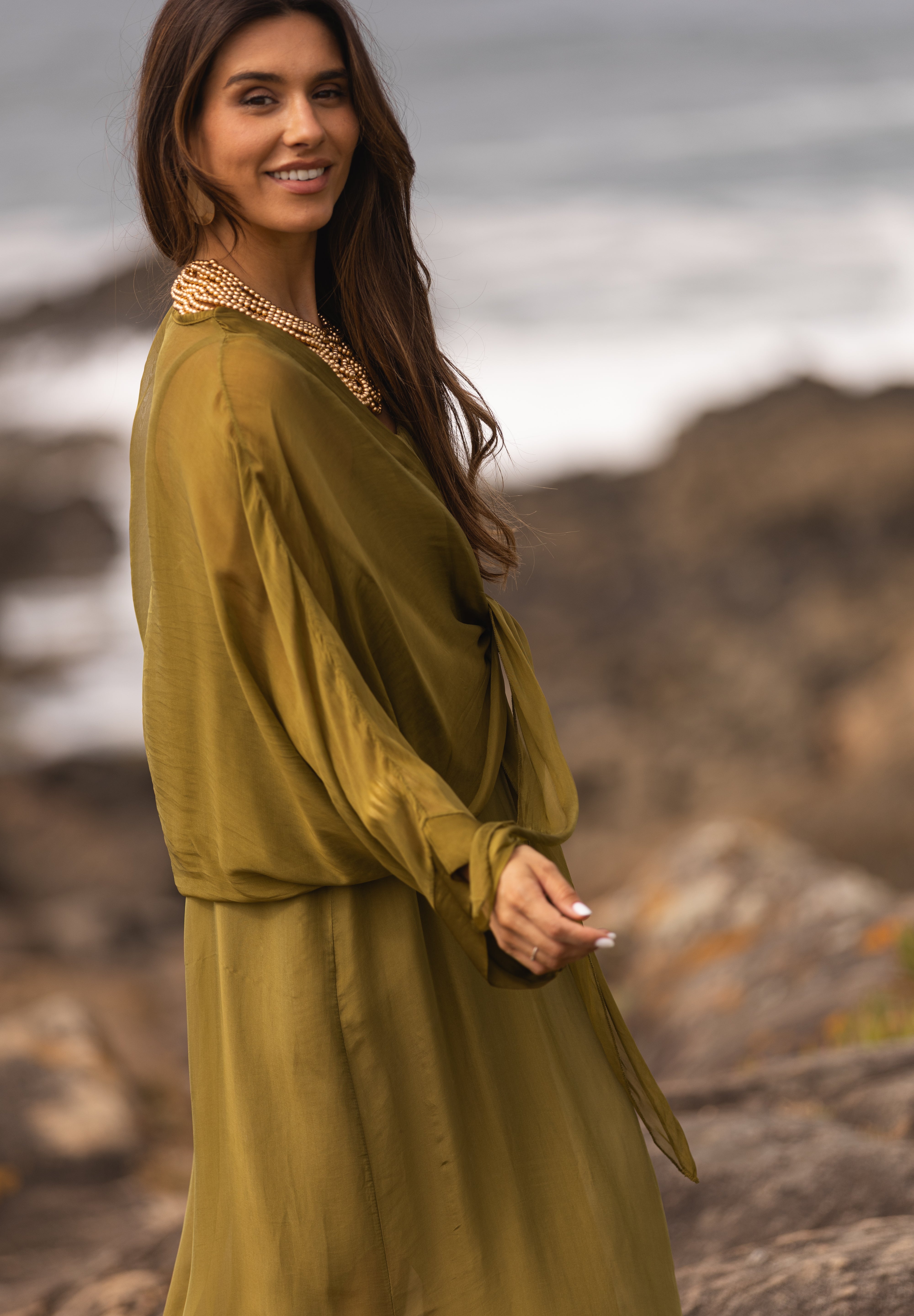 VESTIDO MAÓ VERDE LIMA
