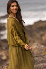 VESTIDO MAÓ VERDE LIMA