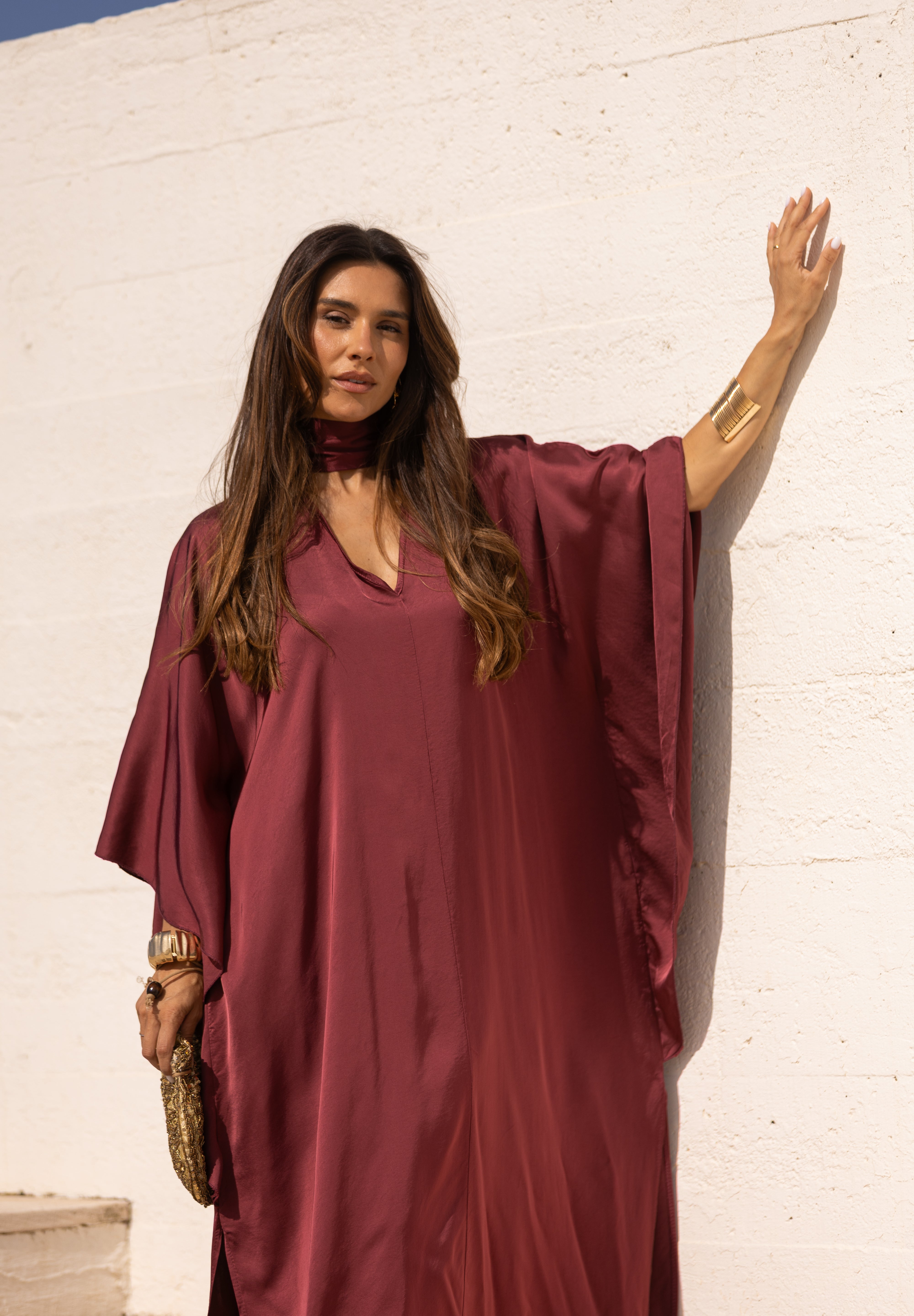 VESTIDO DUBAI CEREJA