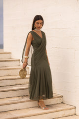 VESTIDO LETÍCIA VERDE MILITAR