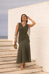 VESTIDO LETÍCIA VERDE MILITAR