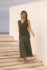VESTIDO LETÍCIA VERDE MILITAR