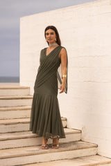 VESTIDO LETÍCIA VERDE MILITAR