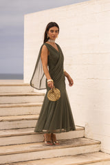 VESTIDO LETÍCIA VERDE MILITAR
