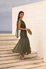 VESTIDO LETÍCIA VERDE MILITAR