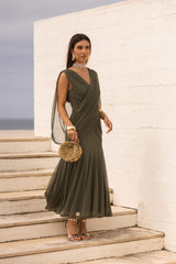 VESTIDO LETÍCIA VERDE MILITAR
