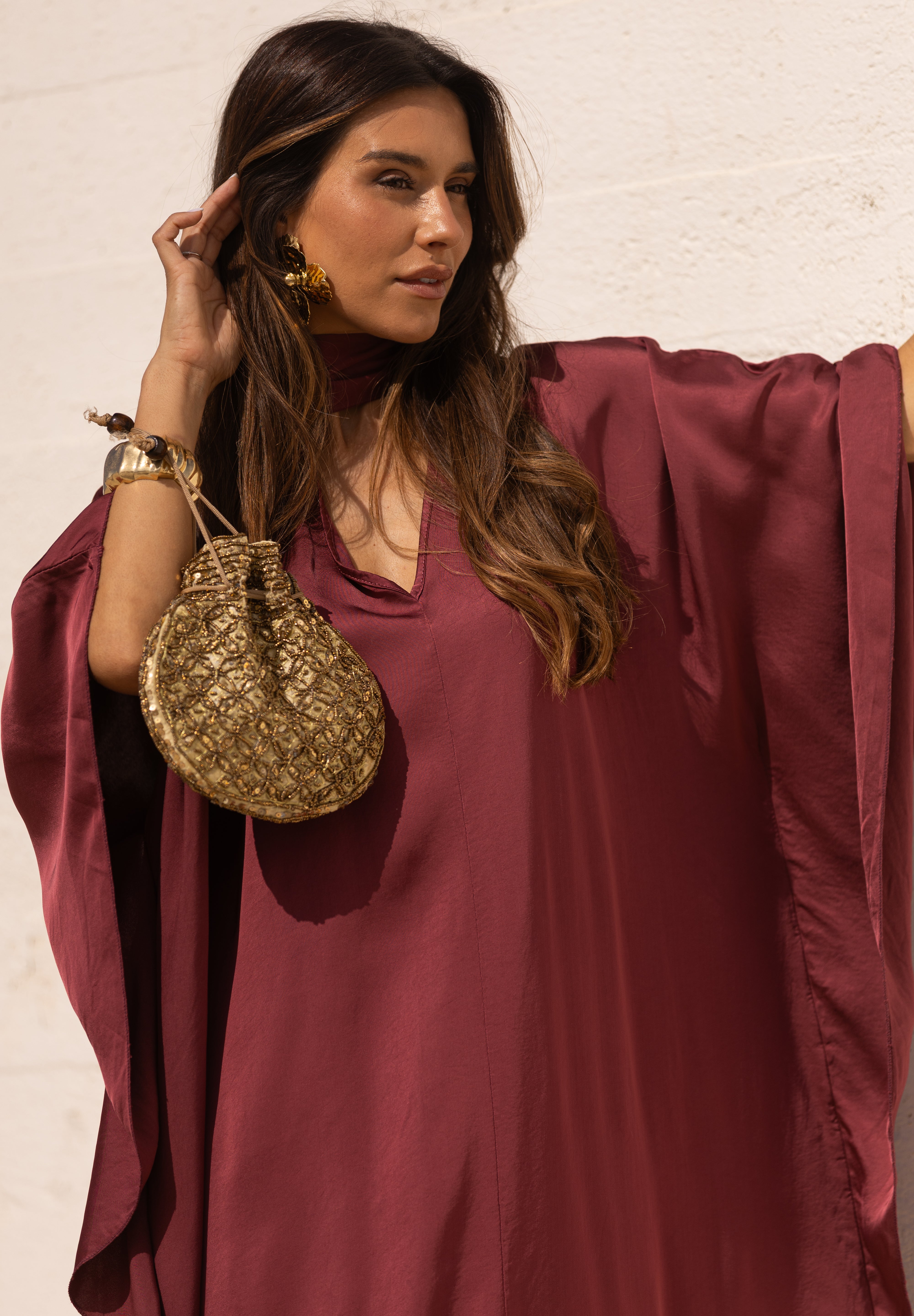 VESTIDO DUBAI CEREJA