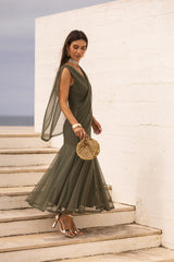 VESTIDO LETÍCIA VERDE MILITAR