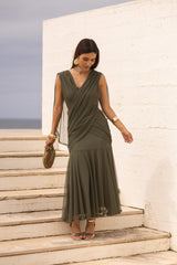 VESTIDO LETÍCIA VERDE MILITAR
