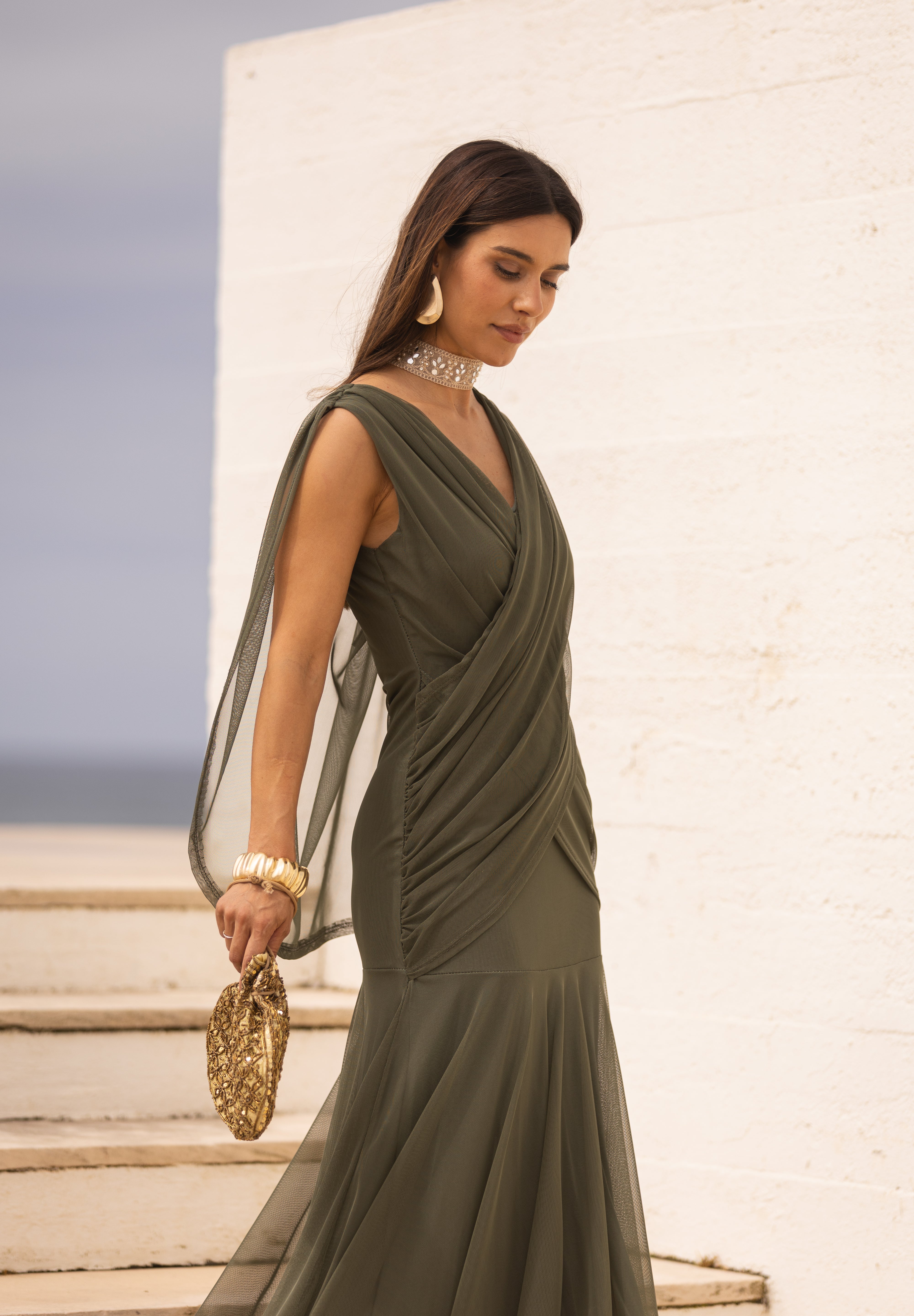 VESTIDO LETÍCIA VERDE MILITAR
