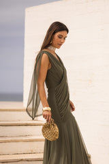 VESTIDO LETÍCIA VERDE MILITAR
