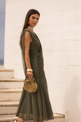 VESTIDO LETÍCIA VERDE MILITAR