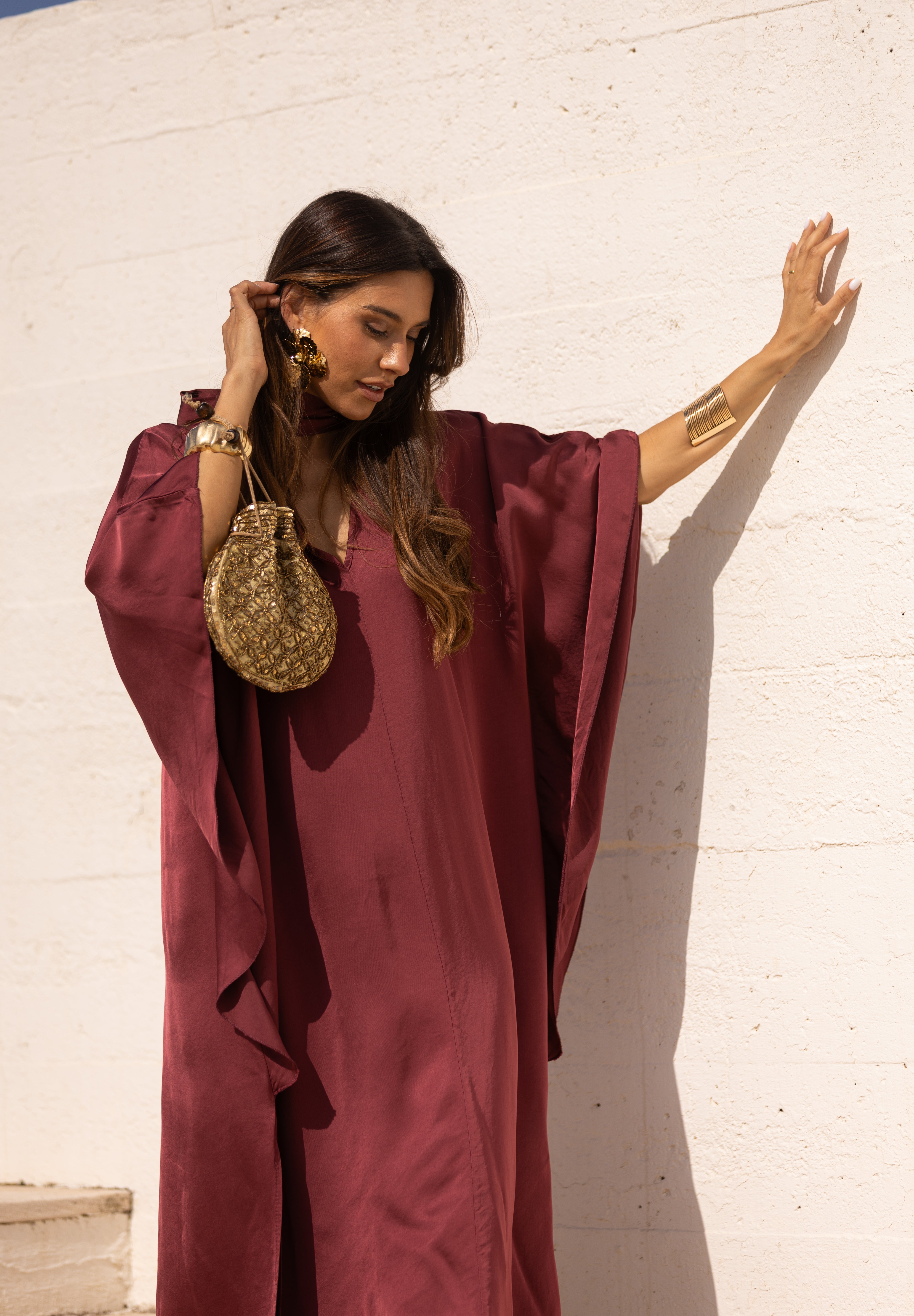 VESTIDO DUBAI CEREJA