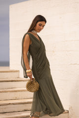 VESTIDO LETÍCIA VERDE MILITAR