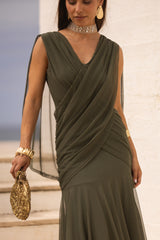 VESTIDO LETÍCIA VERDE MILITAR