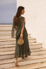 VESTIDO LETÍCIA VERDE MILITAR