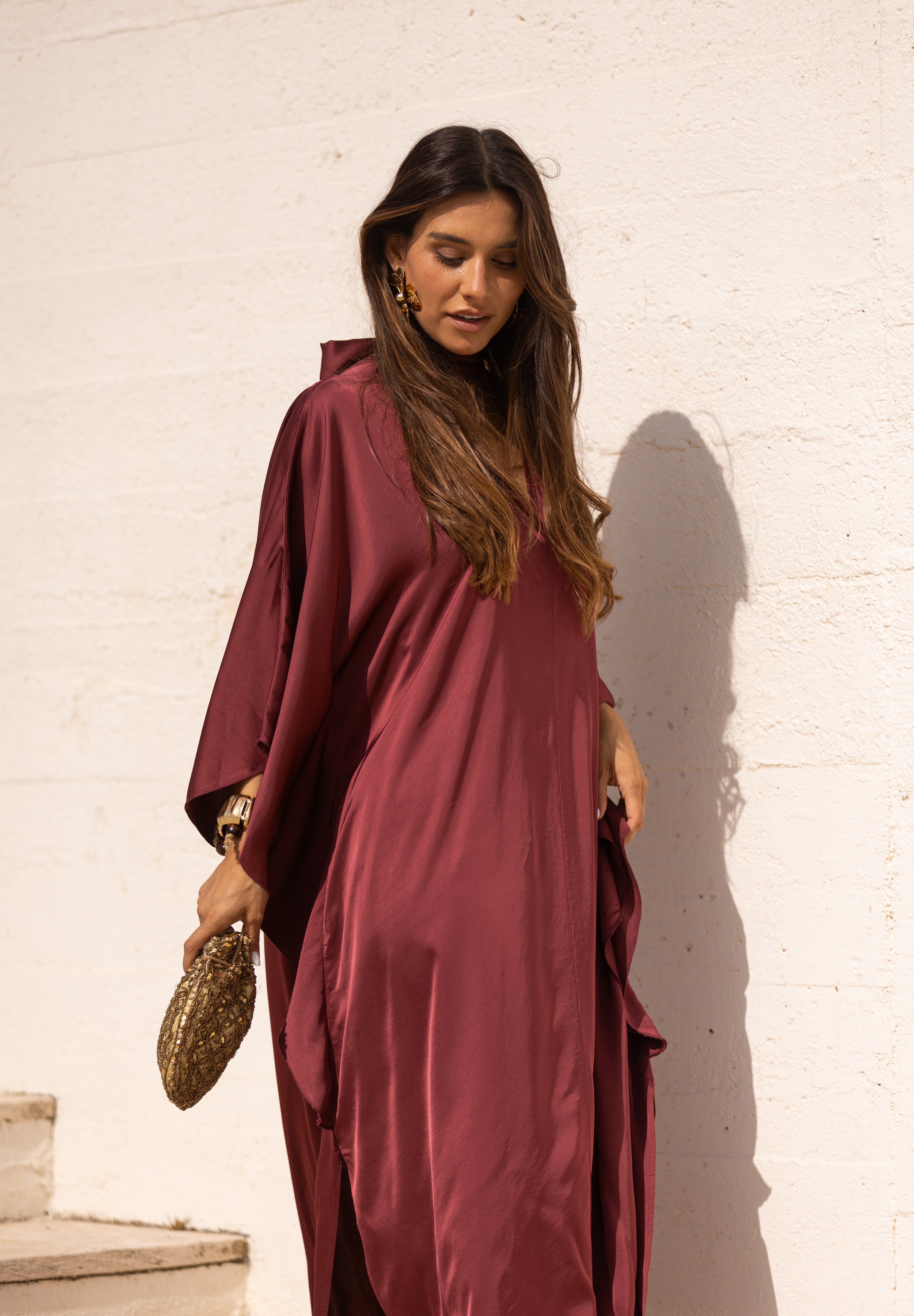 VESTIDO DUBAI CEREJA
