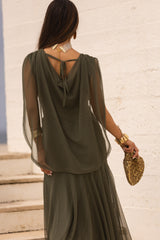 VESTIDO LETÍCIA VERDE MILITAR