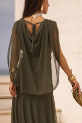 VESTIDO LETÍCIA VERDE MILITAR
