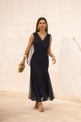 VESTIDO LETÍCIA AZUL MARINHO