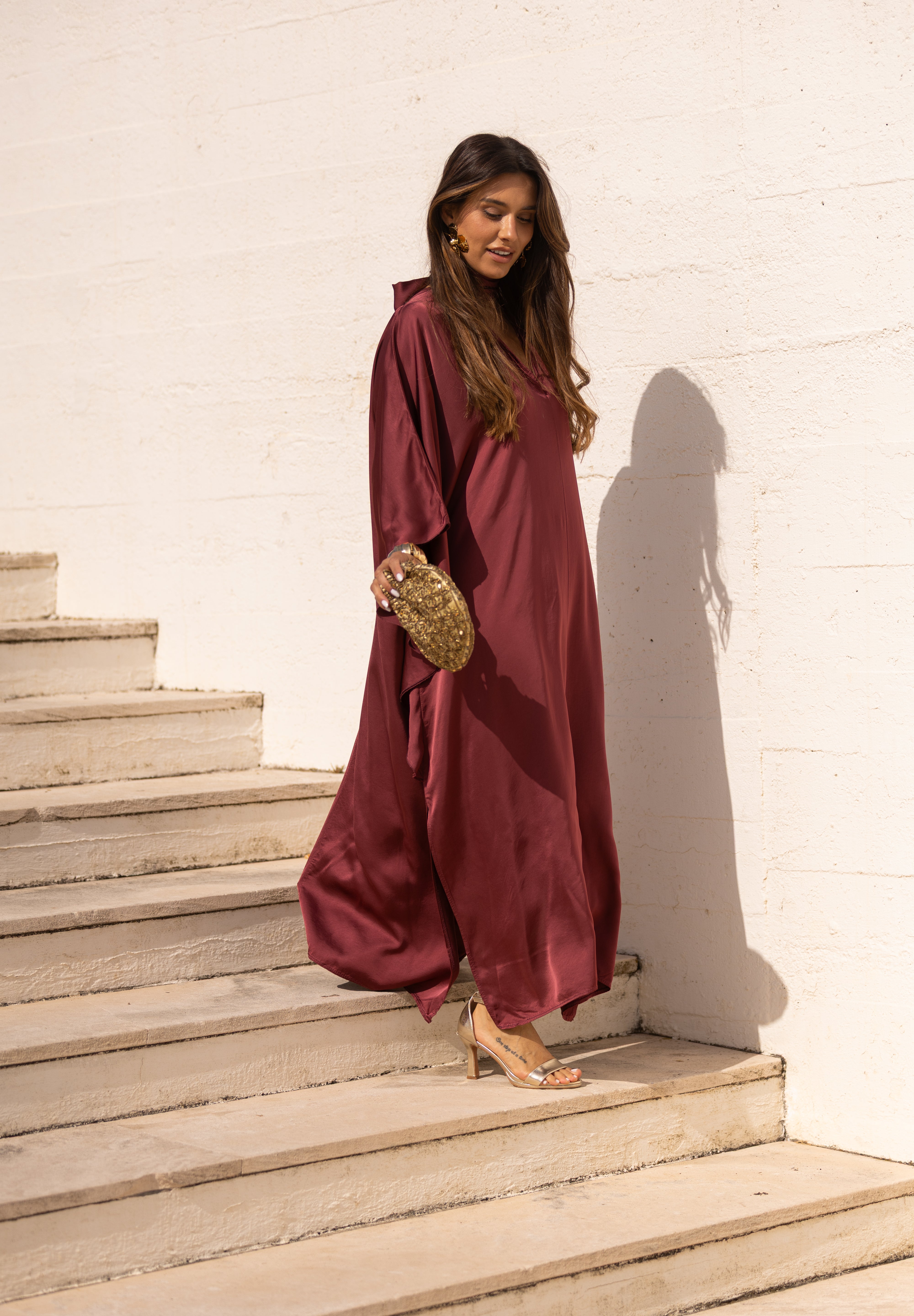 VESTIDO DUBAI CEREJA
