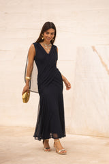 VESTIDO LETÍCIA AZUL MARINHO