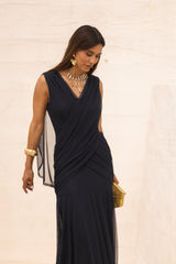 VESTIDO LETÍCIA AZUL MARINHO