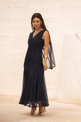 VESTIDO LETÍCIA AZUL MARINHO